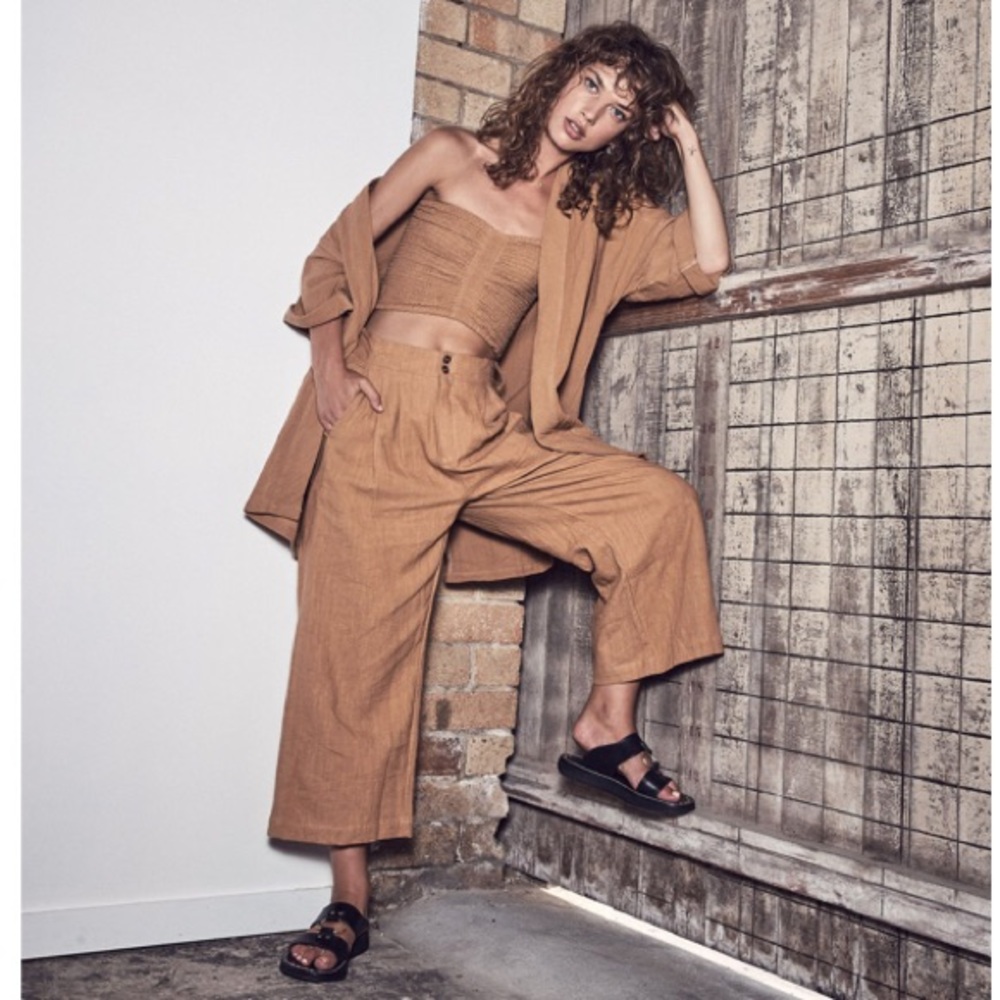 Rowie The Label Linen Kimono